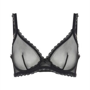 Agent Provocateur Venetia Black Bra Classic Boudoir Lingerie Size 34B
